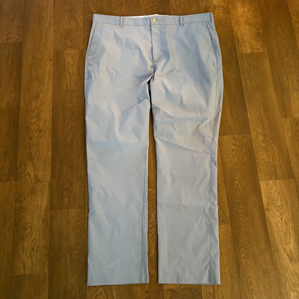 Peter Millar Authentic Mens Golf Performance Chino Casual 5 Pocket Gray Pants